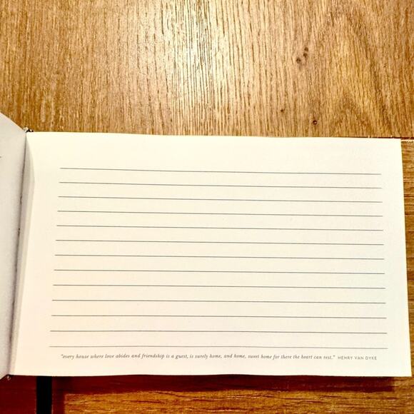 Kate Spade Guest Book Linen Cover Well Wishes - Picture 6 of 7